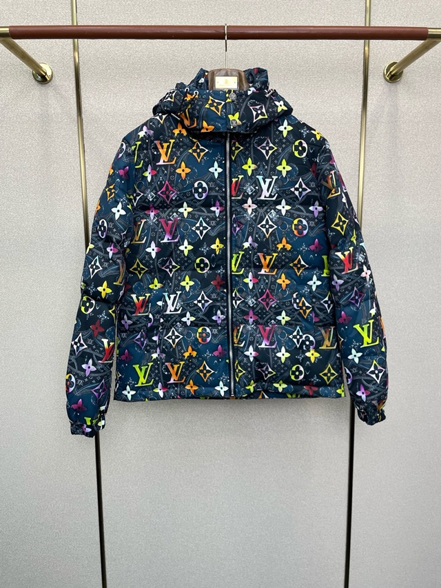 루이비통 모노그램 후드 다운 재킷 패딩