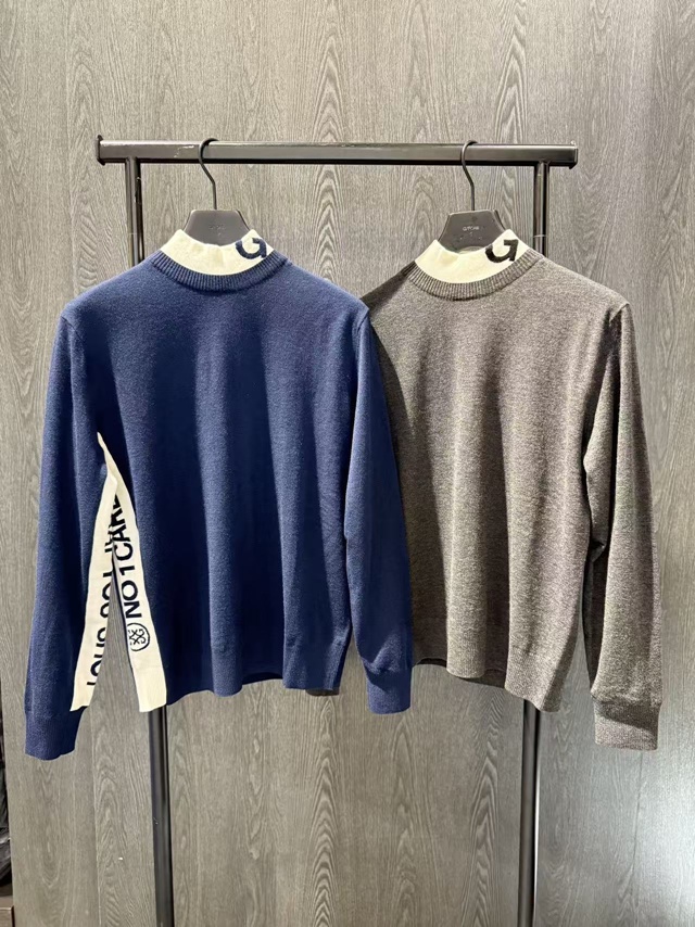 지포어 오버사이즈 남성 니트 2칼라