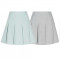 지포어 여성 플리츠 스커트 2칼라