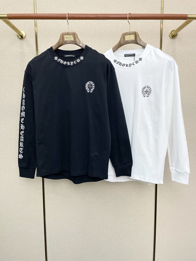 크롬하츠 라운드 긴팔티 2칼라