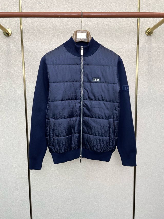 디올 오블리크 니트 집업 가디건