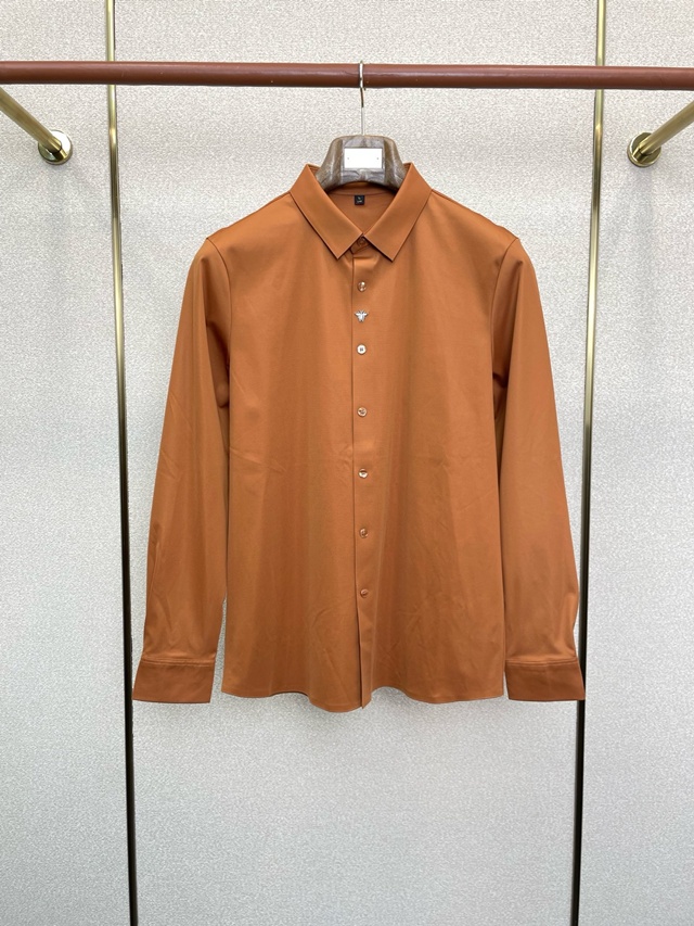 디올 꿀벌 로고 긴팔 셔츠 남방