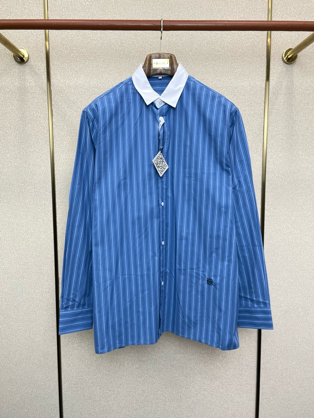 로에베 스트라이프 긴팔 셔츠 남방