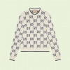 구찌 로고 자카드 코튼 니트 스웨터