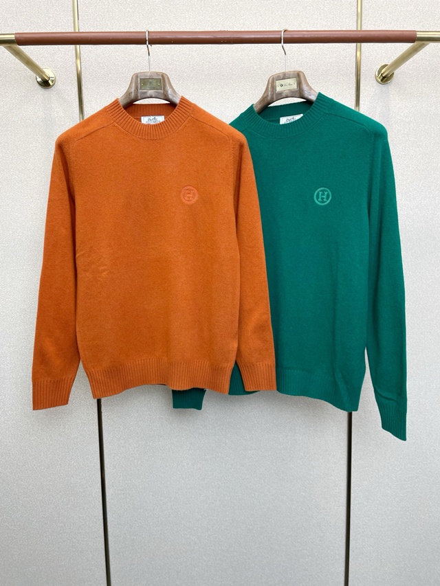 에르메스 니트 스웨터 2칼라