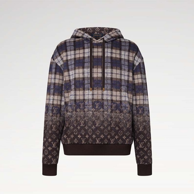 루이비통 모노그램 페이디드 플래드 후디 후드 니트 1AJCB1