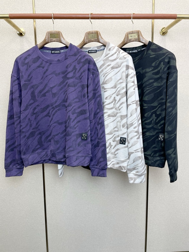 오프화이트 기모 맨투맨 라운드티 3칼라