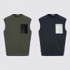 지포어 우븐 하이브리드 남성 베스트 조끼 2칼라