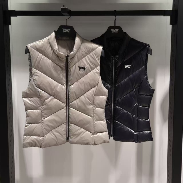 PXG 여성 윈터 라이트 웨이트 스윙 다운 베스트 패딩 조끼 2칼라