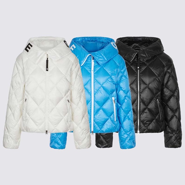 지포어 퀄티드 여성 다운 재킷 패딩 3칼라