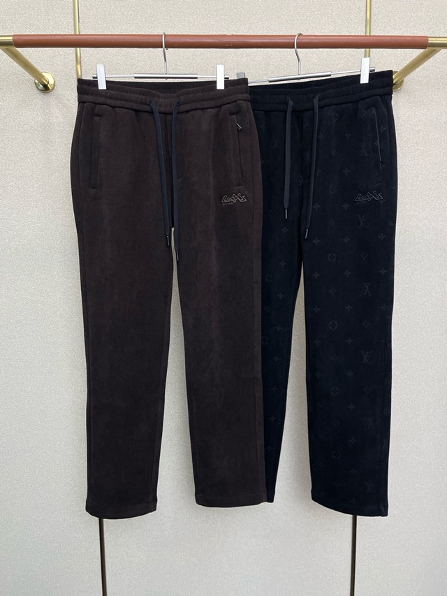 루이비통 기모 팬츠 밴딩 바지 2칼라