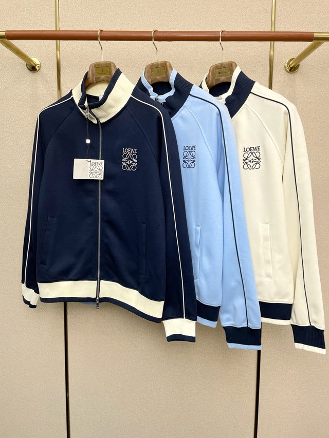 로에베 져지 트랙탑 트레이닝 자켓 3칼라