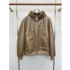루이비통 리버서블 후디드 시어링 블루종 가죽 자켓 재킷 무스탕 1AGJD8