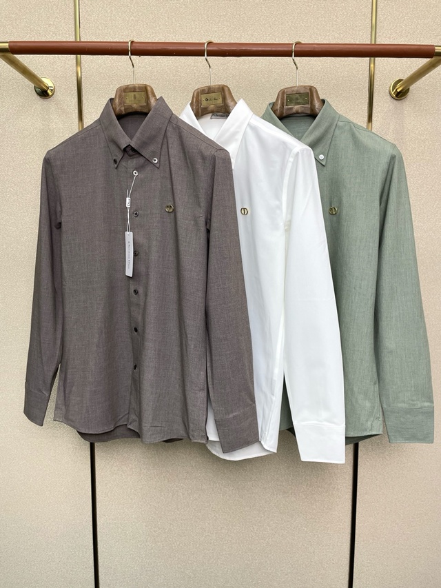 디올 CD 긴팔 셔츠 남방 3칼라