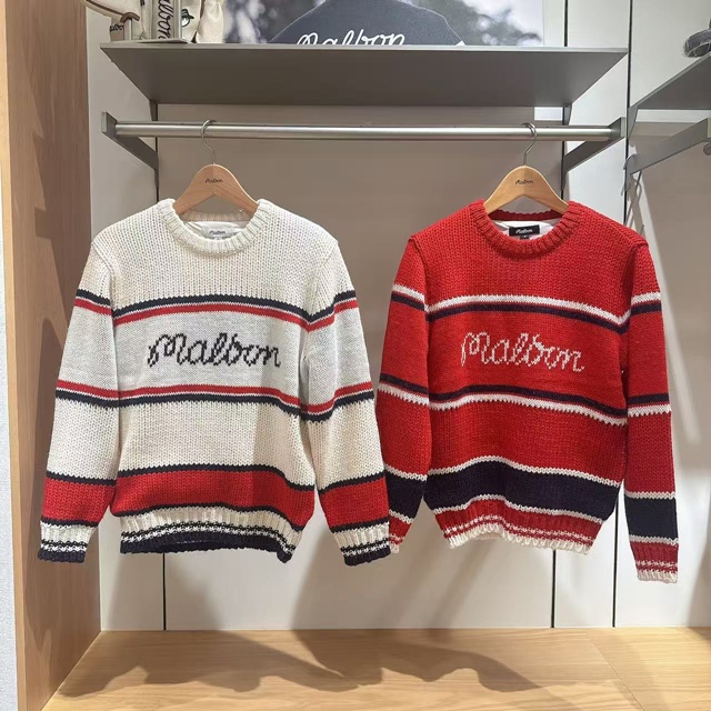 말본 버킷 포인트 남성 스웨터 2칼라