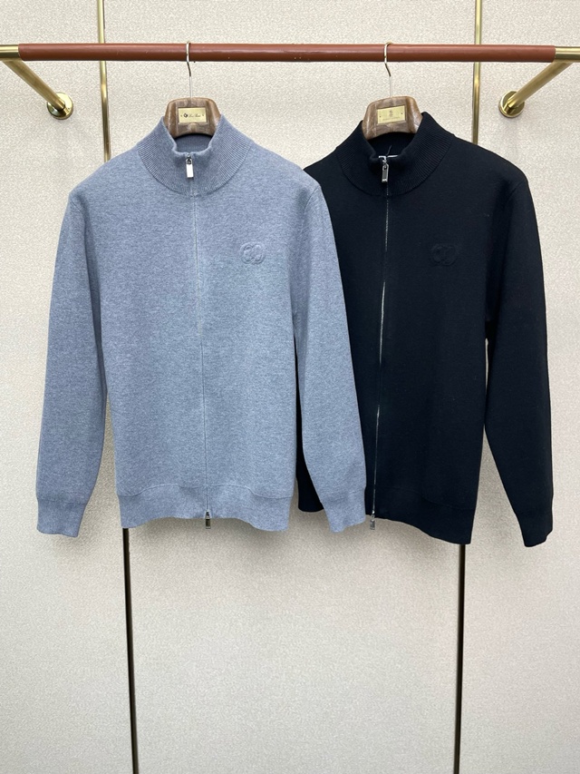 디올 니트 집업 가디건 2칼라