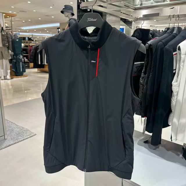 타이틀리스트 남성 베스트 집업 조끼