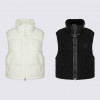 지포어 여성 부클 다운 베스트 패딩 조끼 2칼라