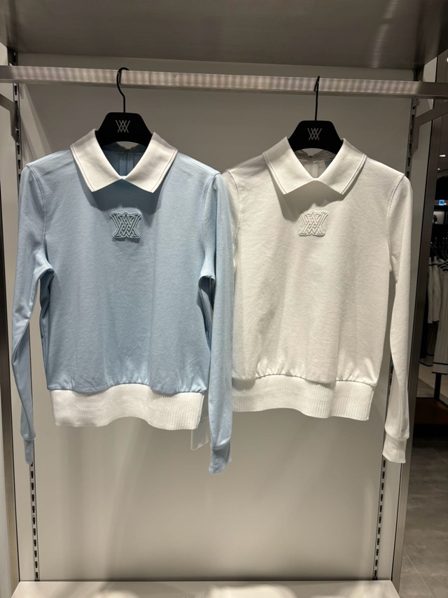 어뉴 여성 폴로 셔츠 카라 티셔츠 2칼라