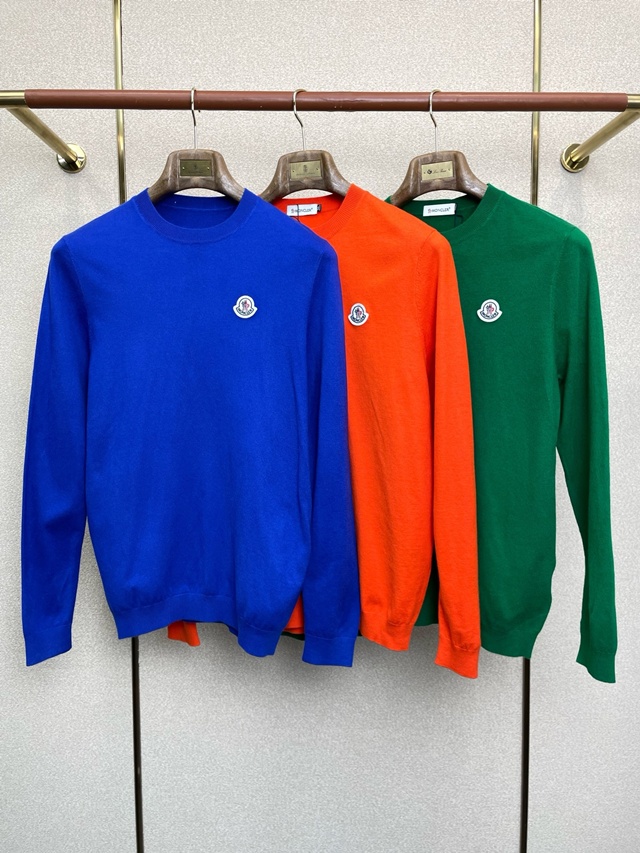 몽클레어 라운드 니트 스웨터 3칼라