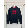 미우미우 빅로고 니트 스웨터