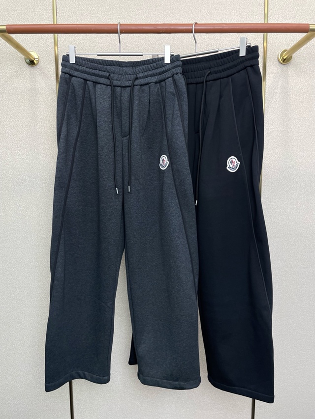 몽클레어 기모 트랙 팬츠 밴딩 바지 2칼라