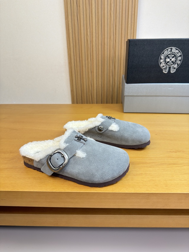 크롬하츠 시어링 슬리퍼