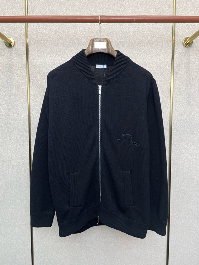 디올 니트 집업 가디건