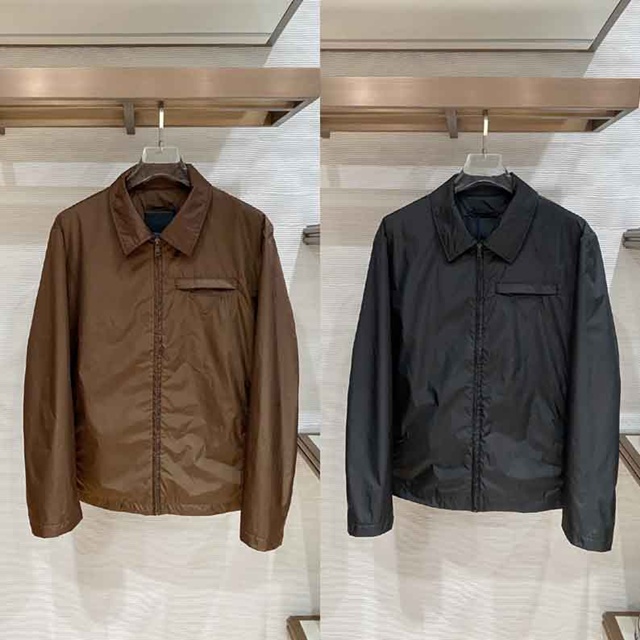 프라다 카라 재킷 집업 점퍼 2칼라