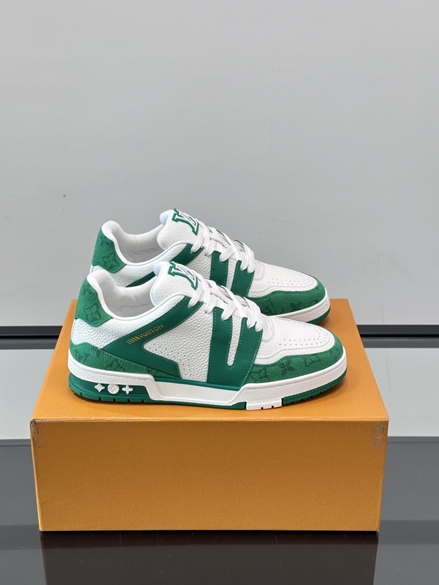 루이비통 LV 트레이너 데님 스니커즈 운동화