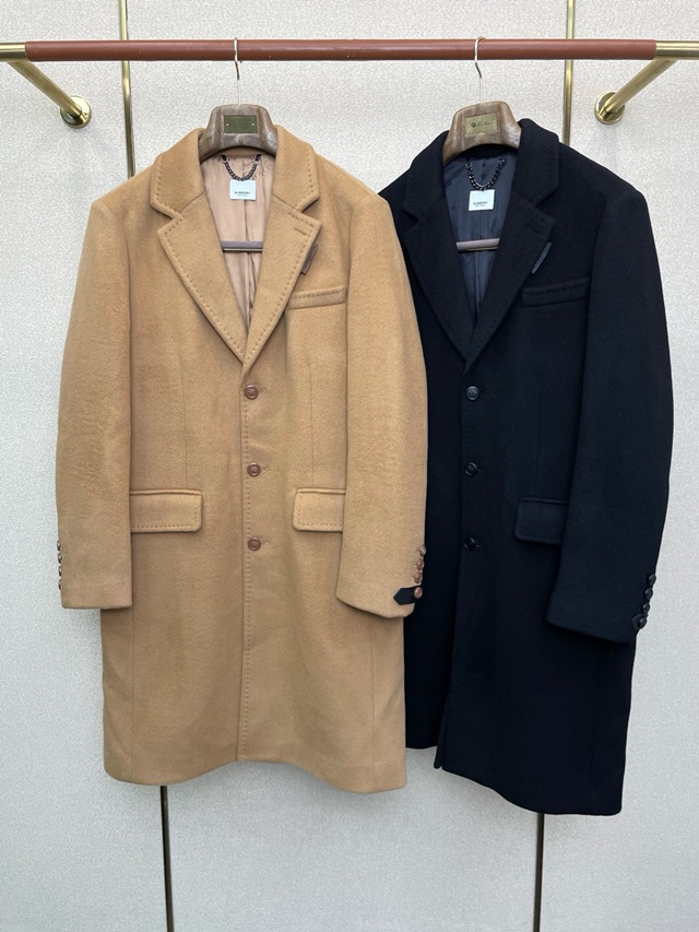 버버리 모직 롱 코트 2칼라
