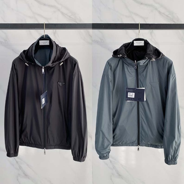 프라다 리버서블 재킷 집업 점퍼