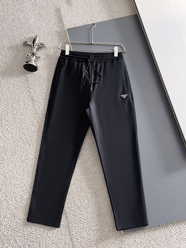 프라다 삼각로고 팬츠 밴딩 바지 트레이닝 하의
