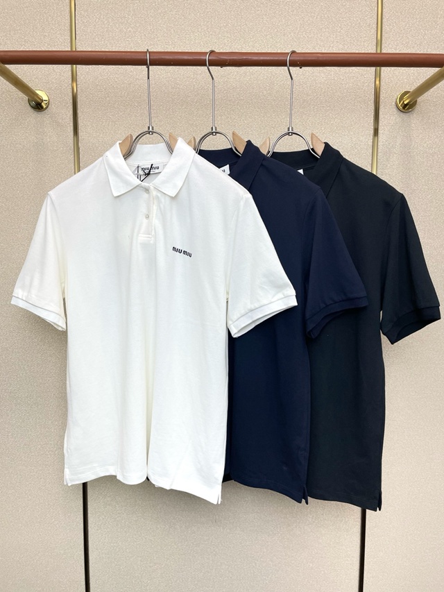 미우미우 폴로 카라 반팔 티셔츠 3칼라