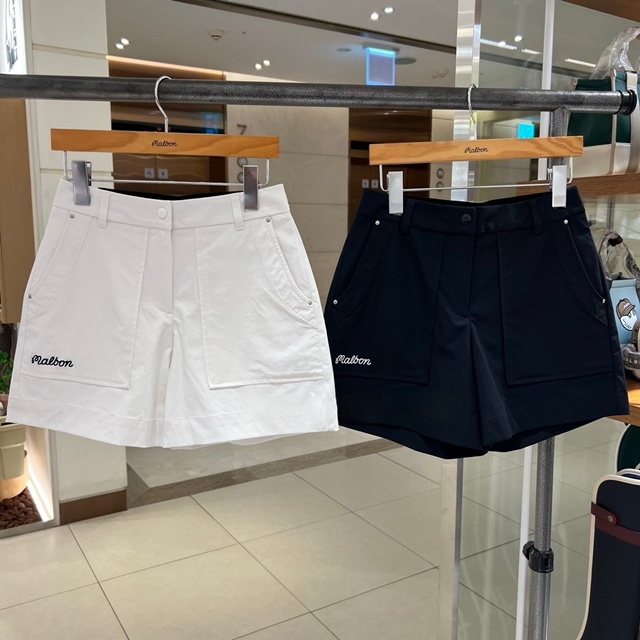 말본 여성 반바지 쇼츠 2칼라
