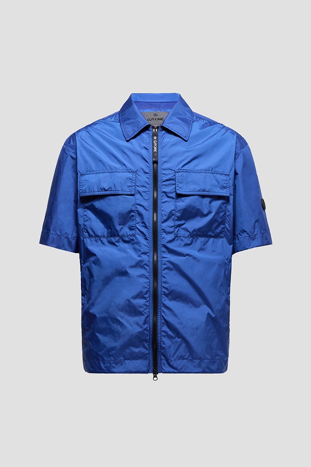 지포어 남성 세트업 집업 반팔 셔츠