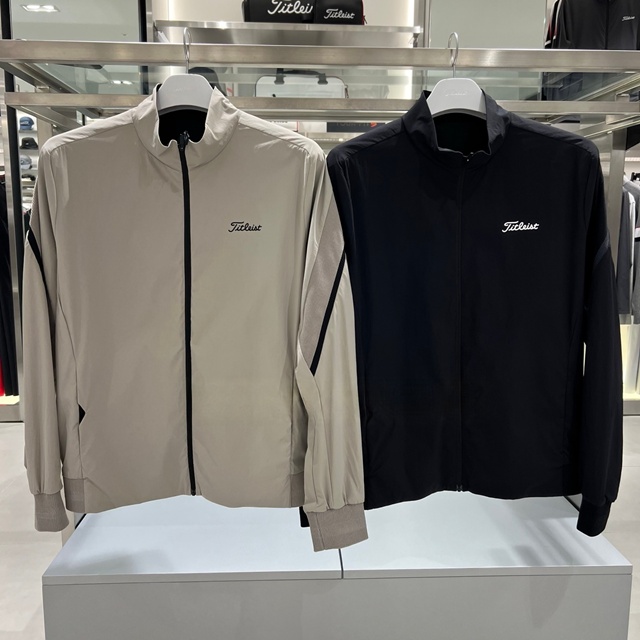 타이틀리스트 남성 코어 스트레치 아우터 점퍼 재킷 2칼라