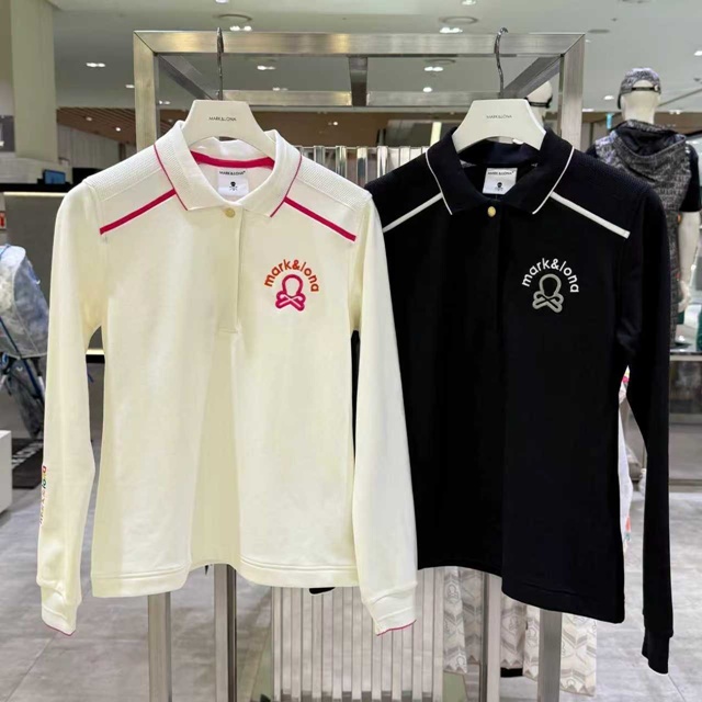 마크앤로나 여성 폴로 긴팔 티셔츠 2칼라