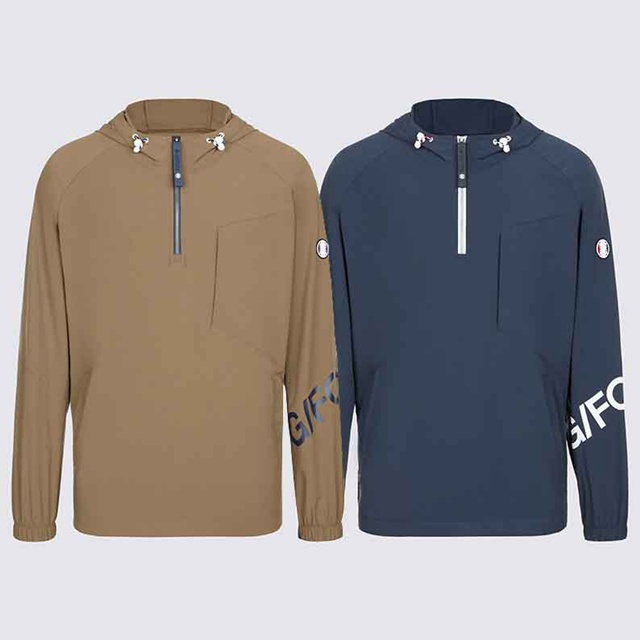 지포어 남성 후드 아노락 바람막이 2칼라