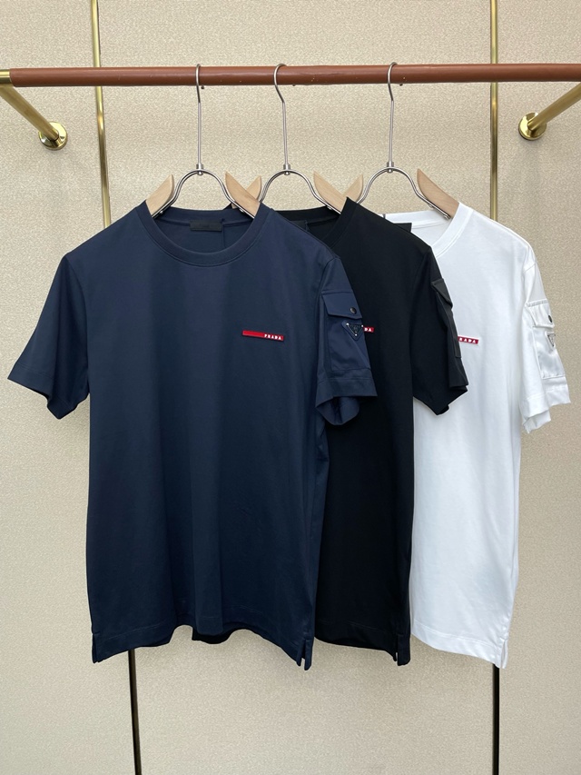 프라다 밀라노 반팔 티셔츠 3칼라