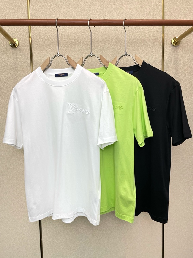 루이비통 로고 반팔 티셔츠 2칼라