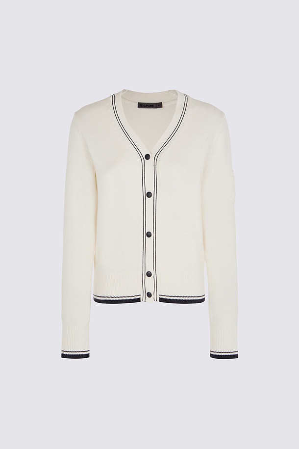 지포어 여성 울 혼방 가디건