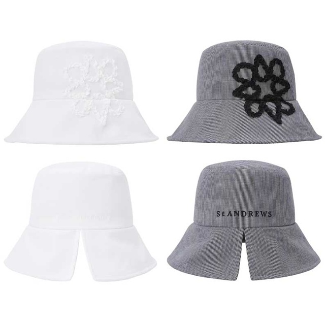 세인트앤드류스 버킷햇 벙거지모자 골프 모자 2칼라