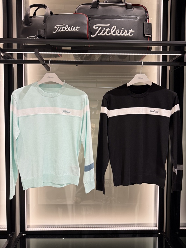 타이틀리스트 남성 니트 스웨터 2칼라