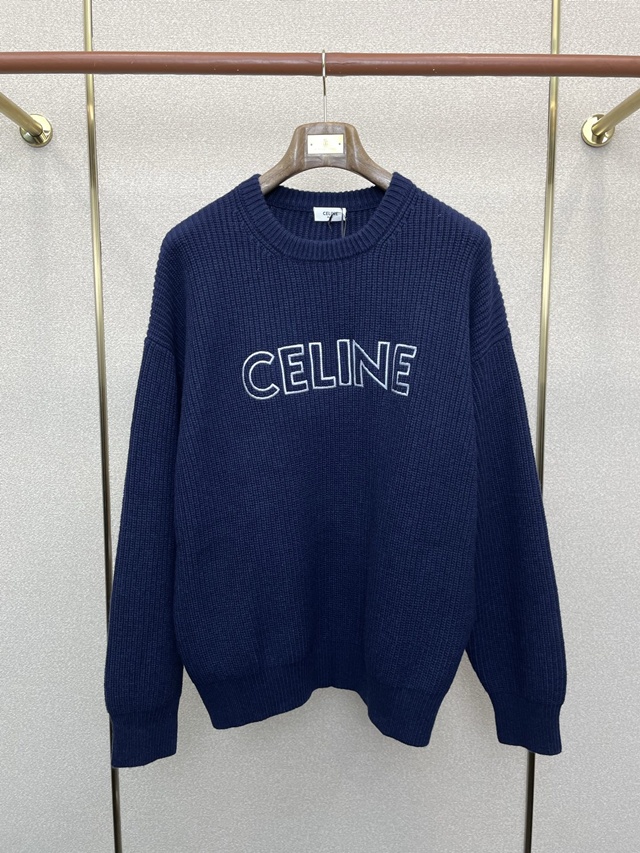 셀린느 오버사이즈 크루넥 스웨터