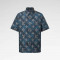 루이비통 프린티드 모노그램 쇼트 슬리브드 반팔 셔츠 1AHVU1