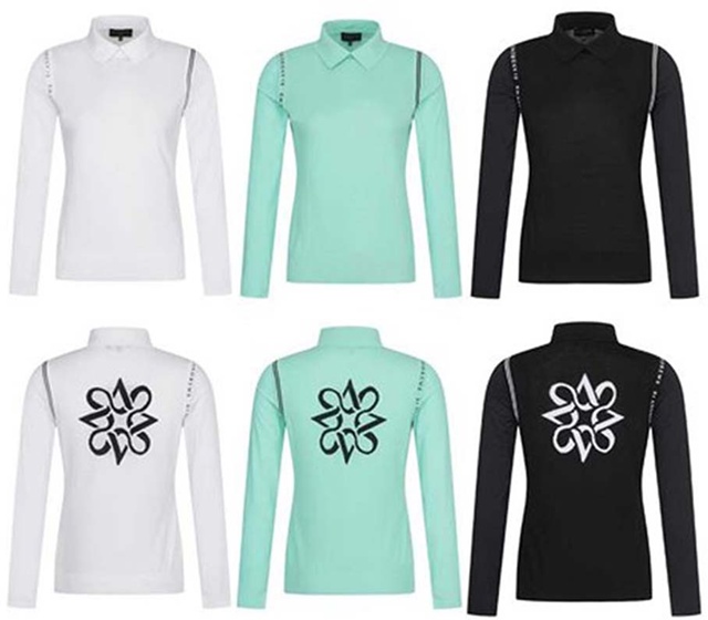 세인트앤드류스 여성 긴팔 니트 3칼라