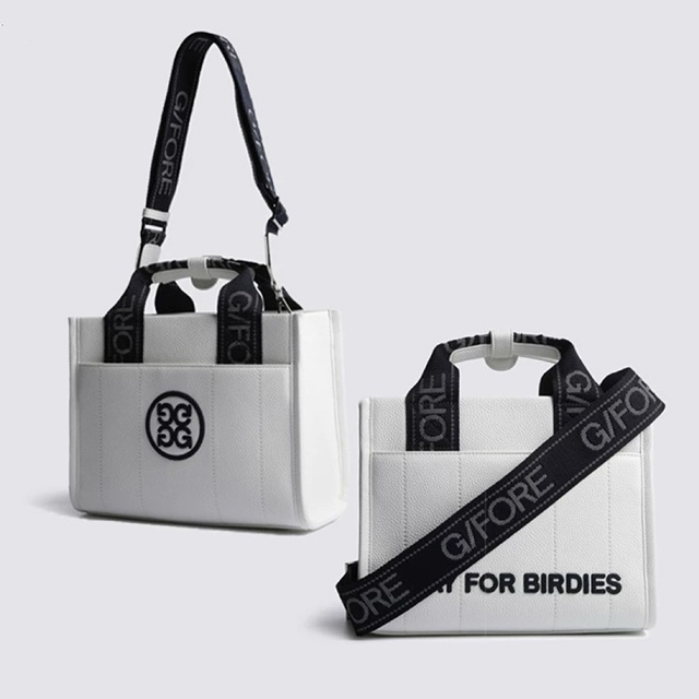 지포어 페이크 레더 스퀘어 토트백