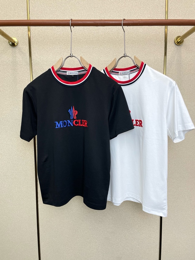 몽클레어 반팔티 티셔츠 2칼라