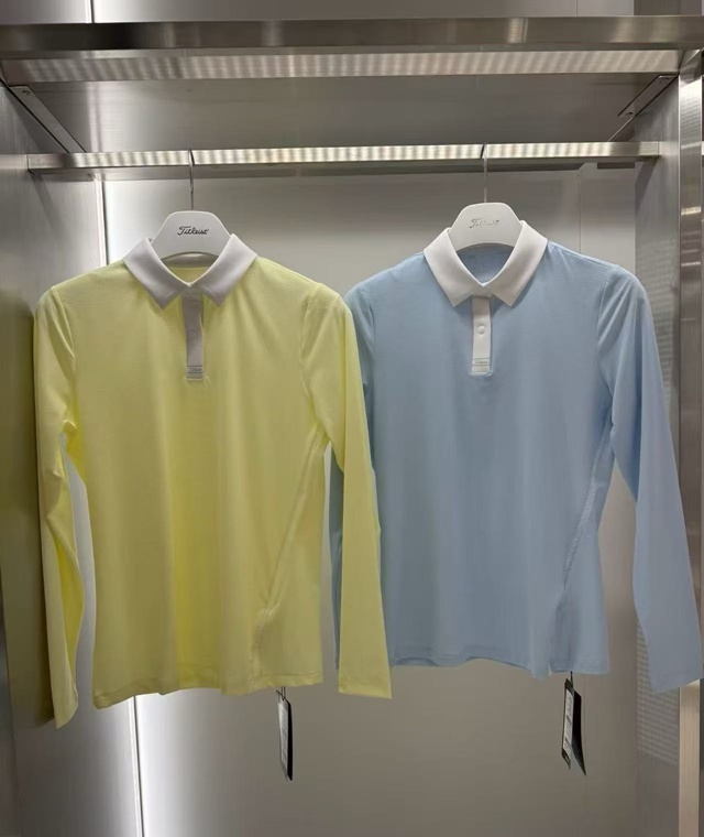 타이틀리스트 여성 폴로 긴팔티 티셔츠 블라우스 2칼라